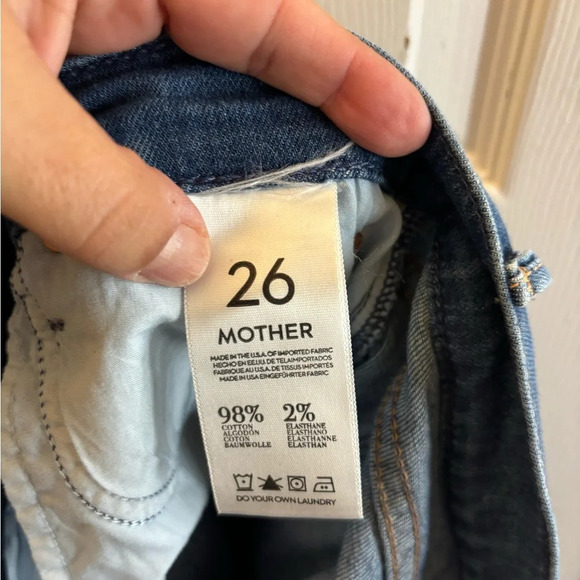 MOTHER The Rascal Crop Fray in yea for two - Picture 6 of 8